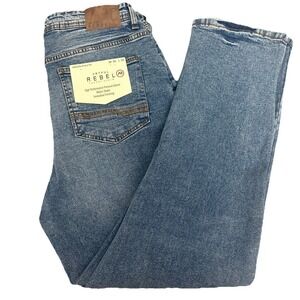 Artful Rebel Men's Blue Jeans Mason Athletic Fit Super Soft Size 36X30 New